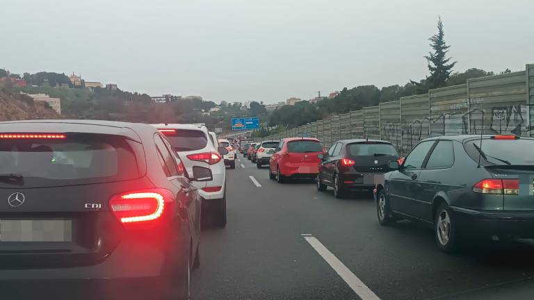 La carretera parada. Foto: Jordi Sanvisens