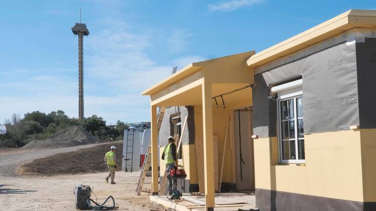 Las obras de ampliación del Dreams Village de PortAventura World estarán finalizadas esta próxima primavera. foto: POrtaventura world
