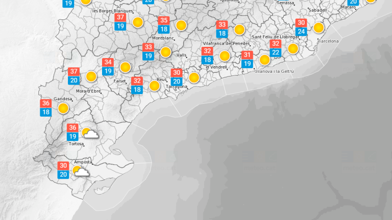 El Temps a Tarragona: Avís per calor