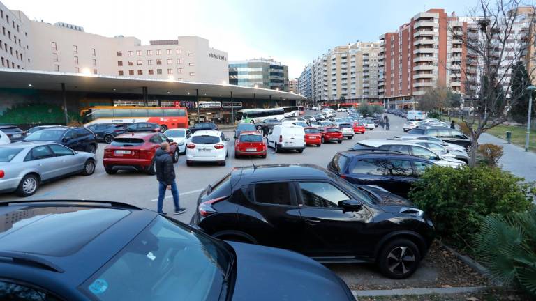 Imatge recent de l’aparcament Battestini. Foto: Pere Ferré