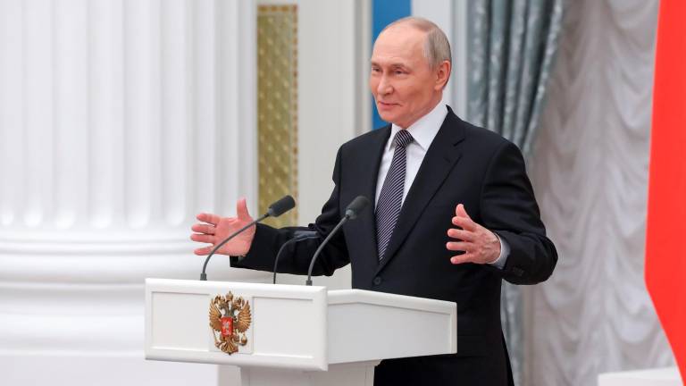 Vladimir Putin, en una imagen este martes. Foto: EFE