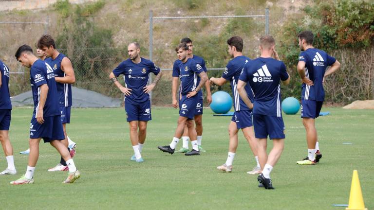 El Nàstic finaliza su primera semana de entrenamientos con Dani Vidal. Foto: Pere Ferré