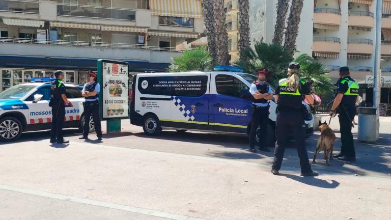 Nuevo dispositivo especial de Mossos y Policia Local con motivo del Salouween. Foto: Ajuntament de Salou