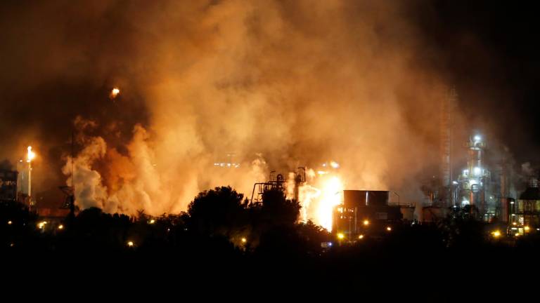 Imagen de la explosión del 14 de enero de 2020. Foto: Pere Ferré