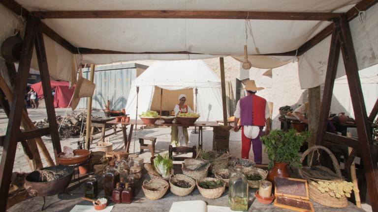 Els campaments recreen la vida al segle XVI. FOTO: festa del renaixement