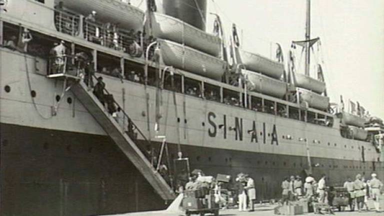 El transatlàntic francès Sinaia va ser un dels primers vaixells que conduí fins a Mèxic centenars de republicans, entre els quals alguns tarragonins.