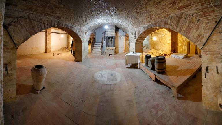 El sótano del inmueble también sirvió como refugio durante la Guerra Civil. FOTO: Pere Ferré