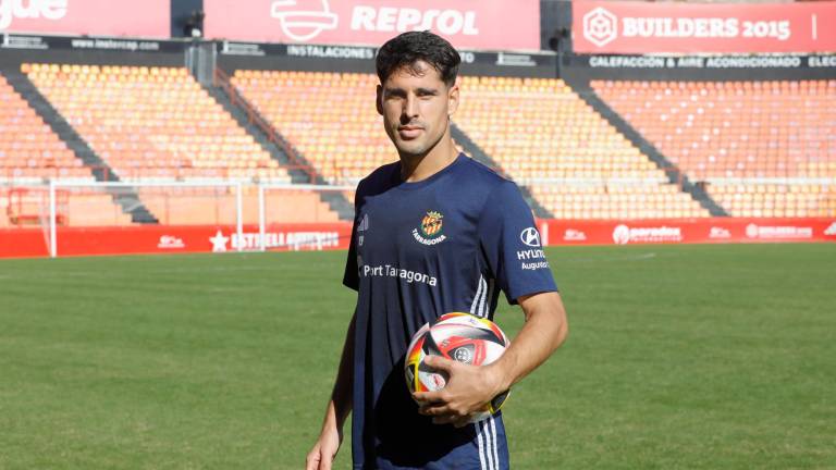 Mario Rodríguez llegó al Nàstic en verano pasado procedente del Compostela, de Segunda RFEF. FOTO: Pere Ferré