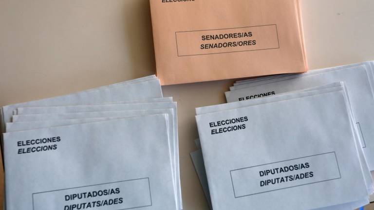 Papeletas electorales para el Senado y el Congreso. Foto: Pere Ferré