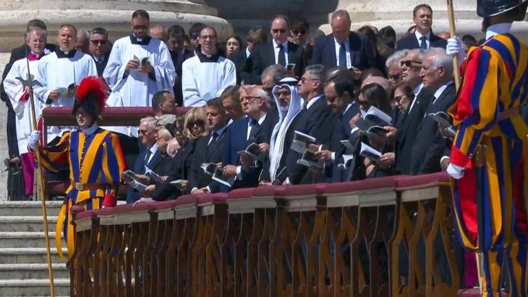 Emotivas imágenes durante el funeral del Papa