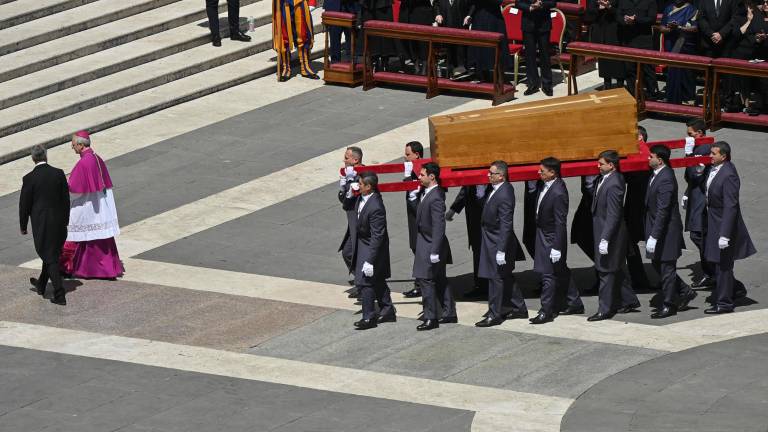 Emotivas imágenes durante el funeral del Papa
