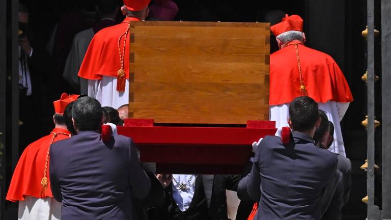 Emotivas imágenes durante el funeral del Papa