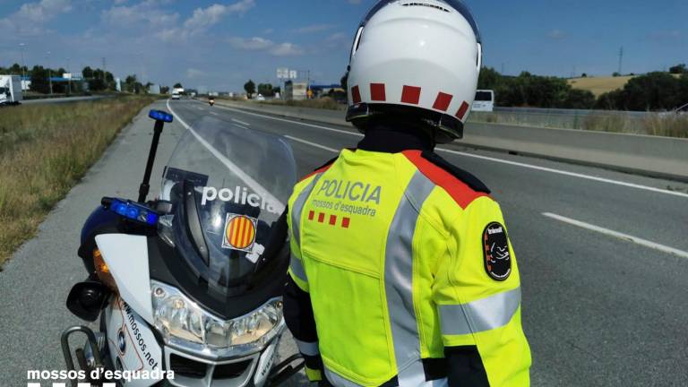 Un agente de Trànsit de los Mossos d’Esquadra. Foto: CME