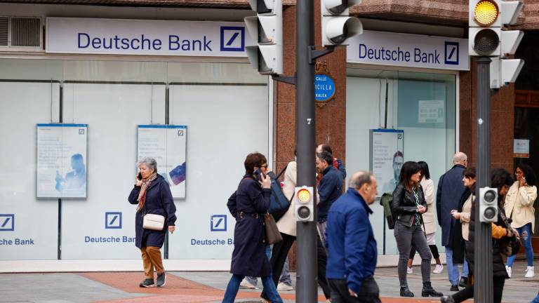 Sucursal de Deutsche Bank en Bilbao. Foto: EFE
