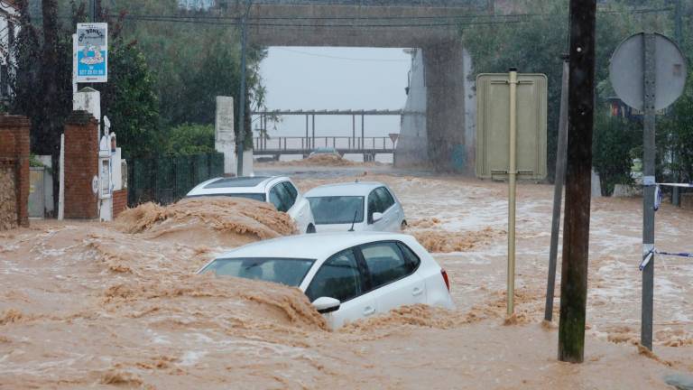 Al setembre de 2022 les pluges torrencials van col·lapsar la Vall de l’Arrabassada de Tarragona. Foto: PF/DT