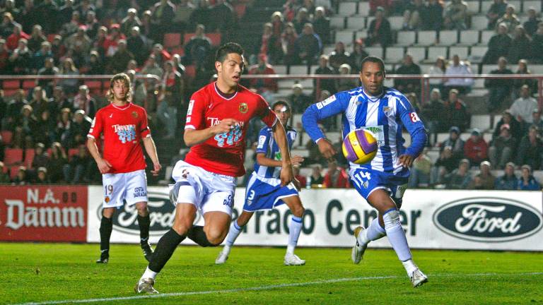 Miku en su etapa con el Nàstic en Segunda División.