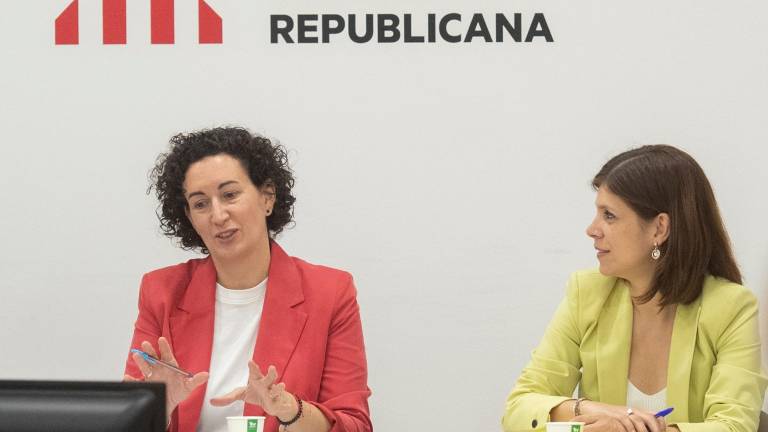 Rovira encabeza la delegación de su partido en las negociaciones con el PSC. Foto: EFE