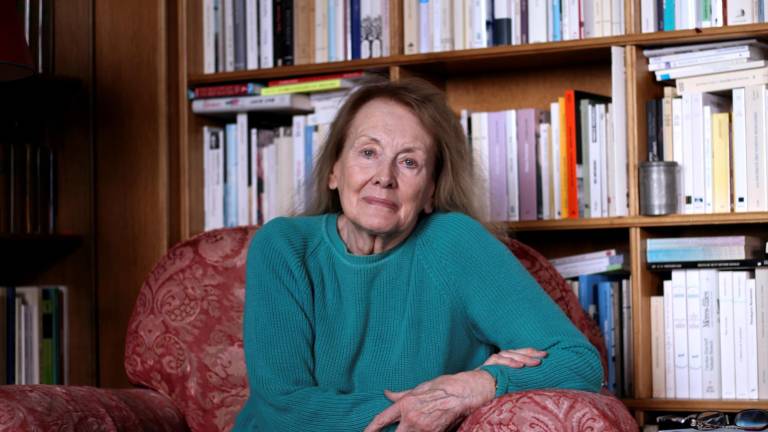 La escritora francesa Annie Ernaux, ganadora del Premio Nobel de Literatura 2022. FOTO: EFE