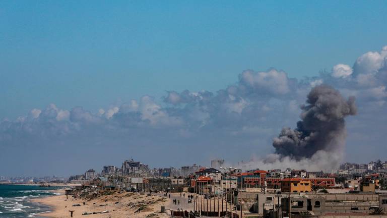 Israel continúa los ataques militares en Gaza. Foto: Mohammed Saber