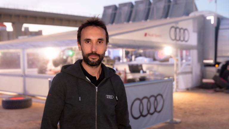 Joan Navarro suma ya un total de 11 ediciones en el Dakar. FOTO: audi