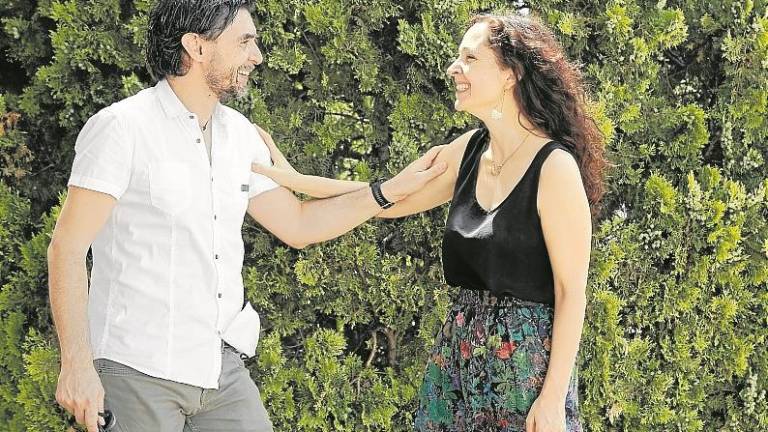 El dueto Hemiòlia, formado por Jordi Bonilla y Paula Martí, presentará en el Camp de Tarragona el proyecto ‘Layla’. FOTO: Darmósmusic Projects