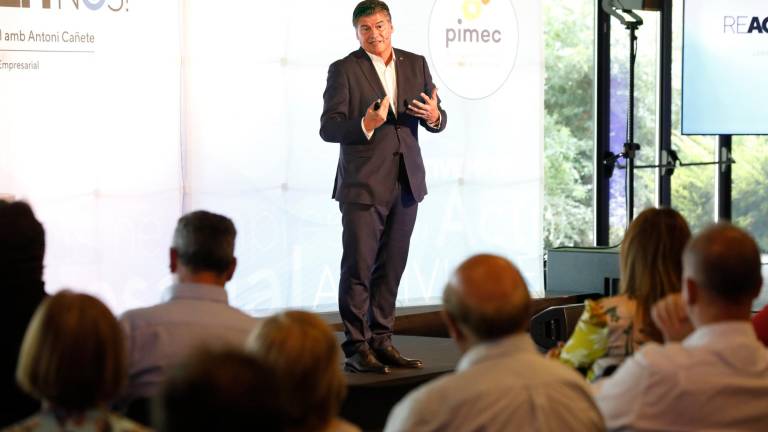 El presidente de PIMEC, Antoni Cañete. Foto: Pere Ferré