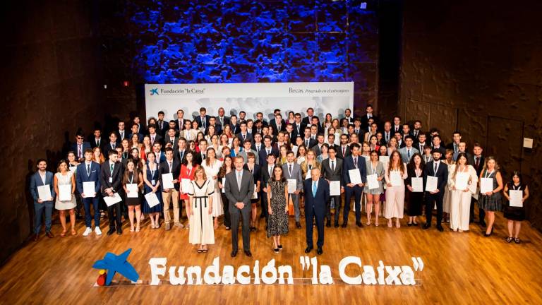Entrega de las becas de la Fundació «la Caixa» en Caixaforum Madrid. Foto: Cedida