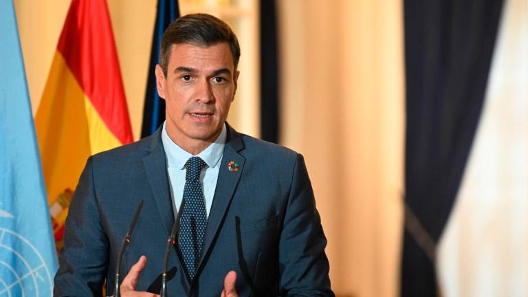 Sánchez viajó la semana pasada a Nueva York para asistir a la asamblea general de la ONU y el viernes estuvo en un acto en Valencia. Foto: EFE