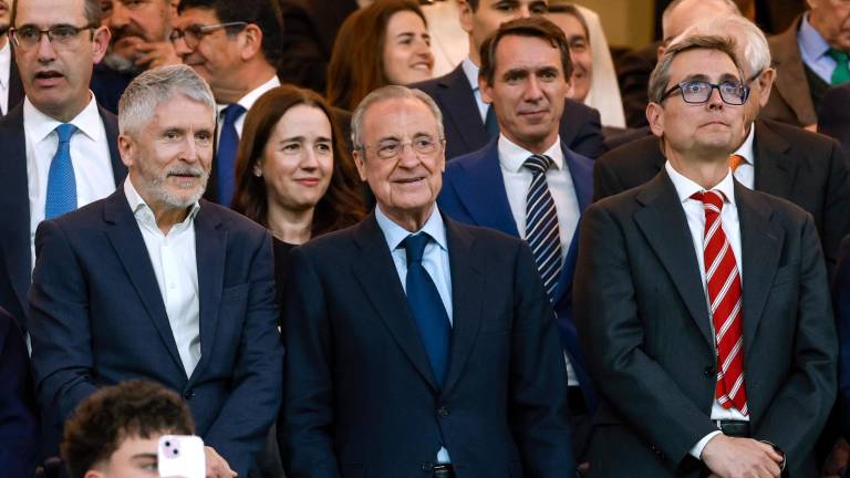 Florentino Pérez no asistirá a la cena previa a la final de la Copa del Rey. Foto: EFE