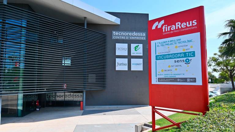 Imatge del Tecnoparc, amb l’edifici principal de Tecnoredessa. Foto: Alfredo González