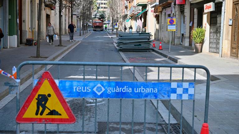 El carrer Ample, tallat a partir de la plaça del Víctor. Foto: Alfredo González