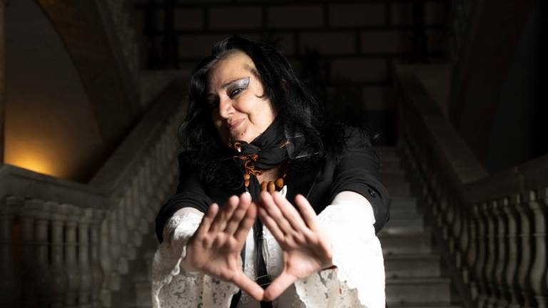 María Galindo en el Ayuntamiento de Tarragona la semana pasada. FOTO: Àngel Ullate