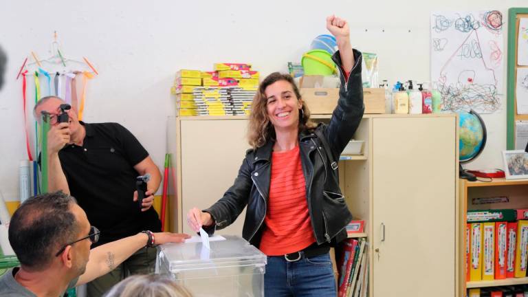 La candidata de la CUP, Laia Estrada. Foto: ACN