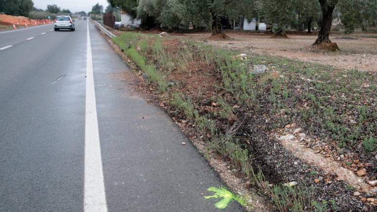 Imagen del punto donde tuvo lugar la salida de vía. Foto: ACN