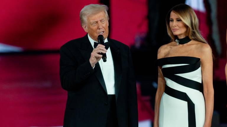 Imagen de la gala de investidura de Donald Trump. Foto: EFE