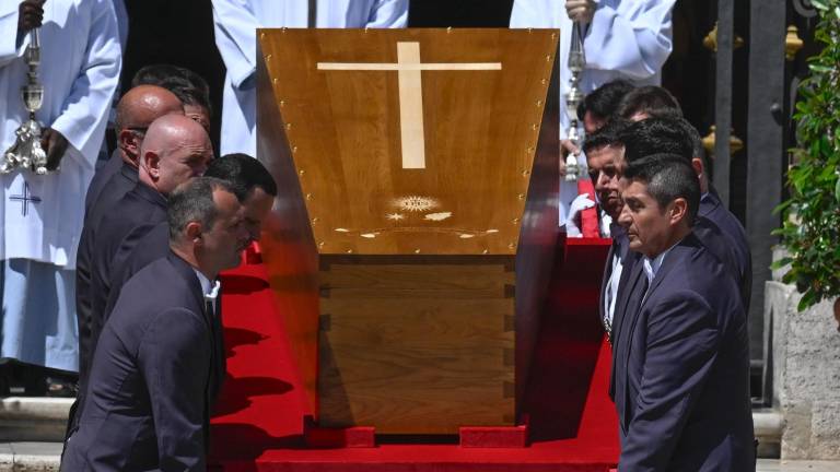 Emotivas imágenes durante el funeral del Papa