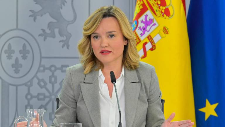 La portavoz del Ejecutivo, Pilar Alegría. Foto: ACN