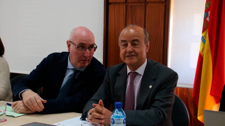 Jesús María Barrientos y Joan Perarnau. Foto: Mar Rovira/ACN