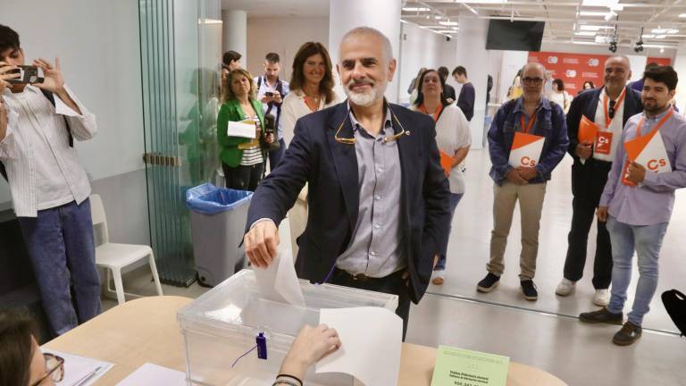 El candidato de Ciutadans, Carlos Carrizosa. Foto: ACN