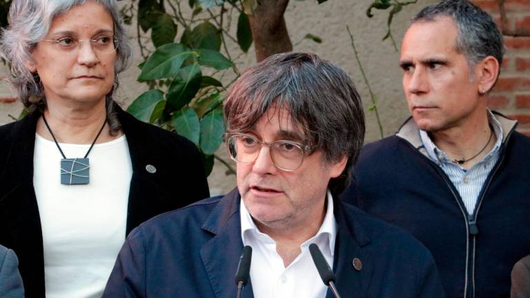 Carles Puigdemont, durante un acto del Consell de la República. Foto: ACN