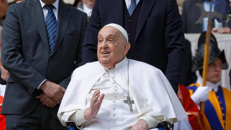 El Papa, el Domingo de Ramos. Foto: EFE