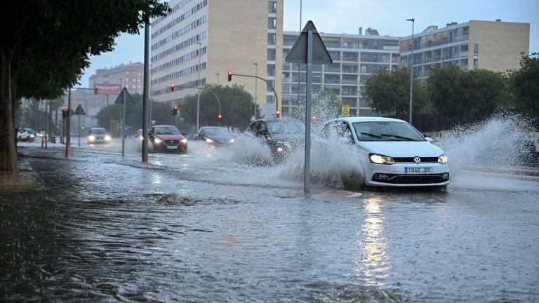 Imagen de archivo de lluvias. Foto: EFE