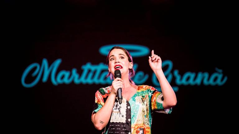 La reconocida humorista Martita de Graná en una de sus actuaciones. FOTO: JULIO CIEZA