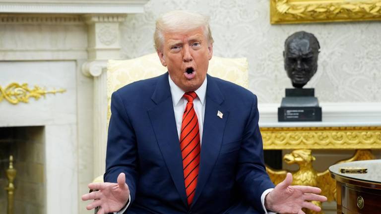 Antes de iniciar el pasado 20 de enero su segundo mandato, Trump aseguró que iba a acabar con el conflicto en sus primeras 24 horas en el poder. Foto: EFE