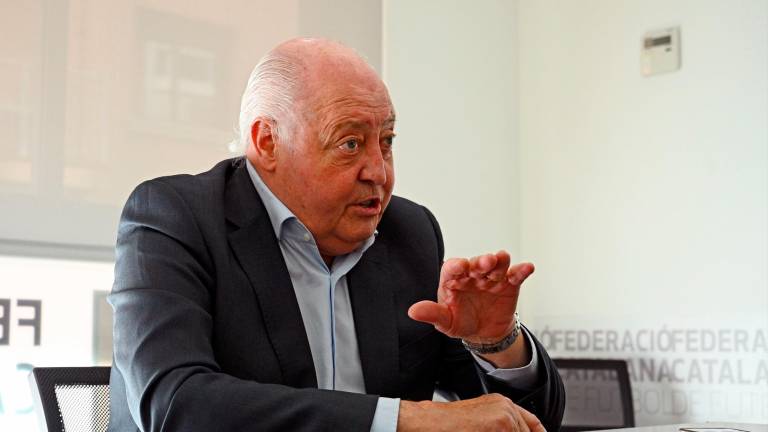 Joan Soteras ha sido reelegido presidente de la FCF. Foto: Alfredo González