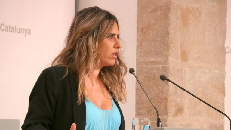 Patrícia Plaja, portavoz del Govern de la Generalitat. Foto: ACN