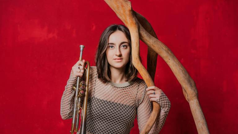 $!La trompetista y cantante Alba Careta. Foto: Silvia Poch