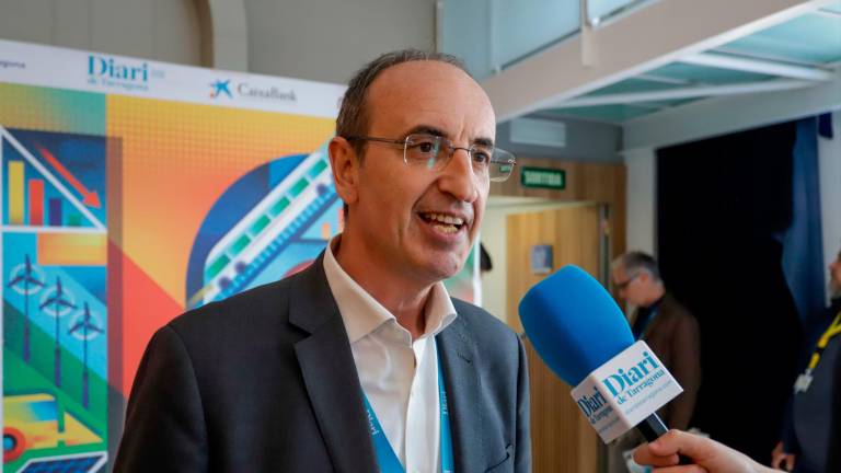 Javier Sancho, nuevo presidente de la AEQT, en una imagen de archivo durante la presentación de la última Guía de Excelencia Empresarial del Diari de Tarragona. Foto: Marc Bosch