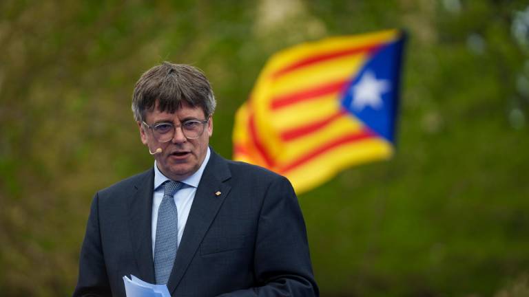 El candidato de JxCat y expresidente de la Generalitat, Carles Puigdemont. Foto: EFE