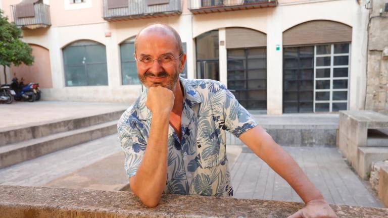 Oriol Grau s’encarregarà de fer el tradicional Pregó des del balcó de l’Ajuntament. Foto: Pere Ferré